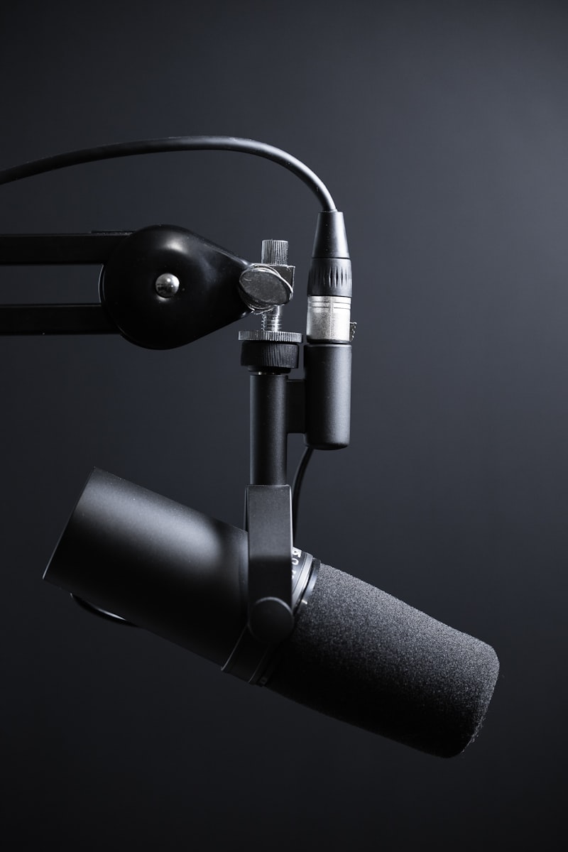 Estudio de podcasting profesional